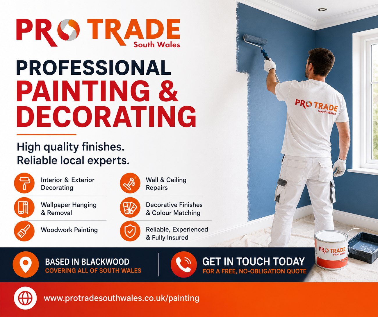 Pro Trade South Wales professional painting and decorating