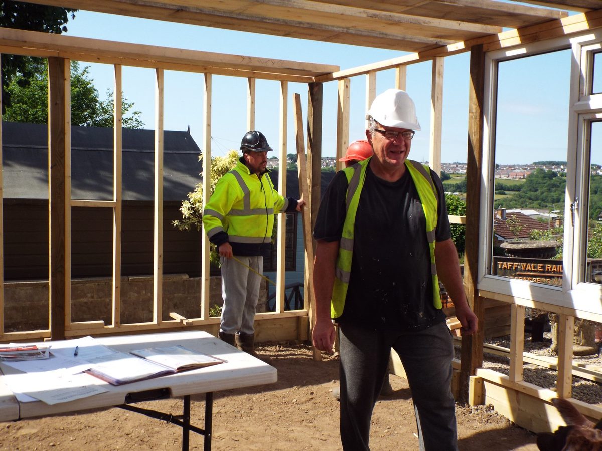 Pro Trade South Wales team on site in Blackwood