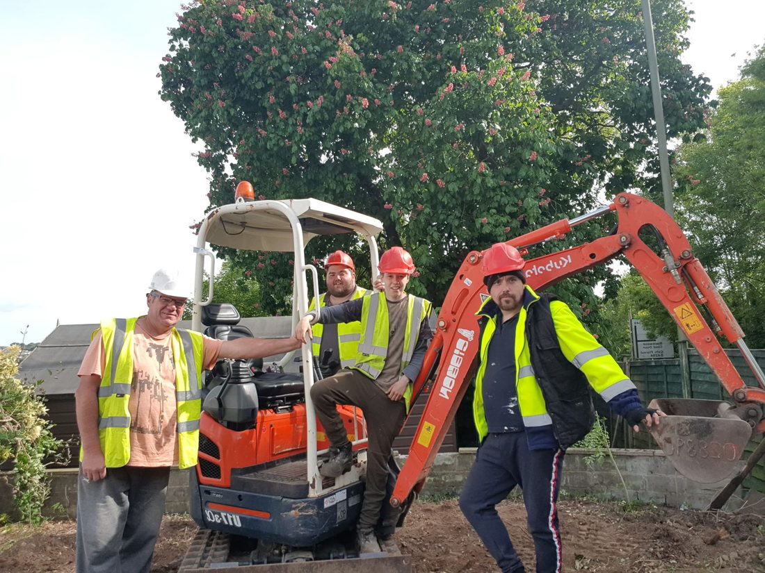Danny Marshall, Managing Director, on site