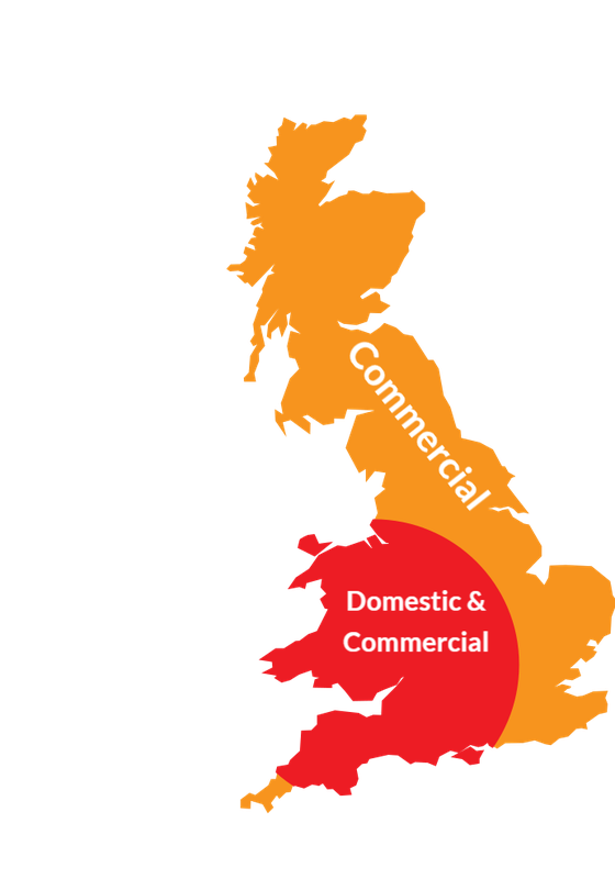 Pro Trade South Wales coverage: domestic across South Wales, commercial nationwide